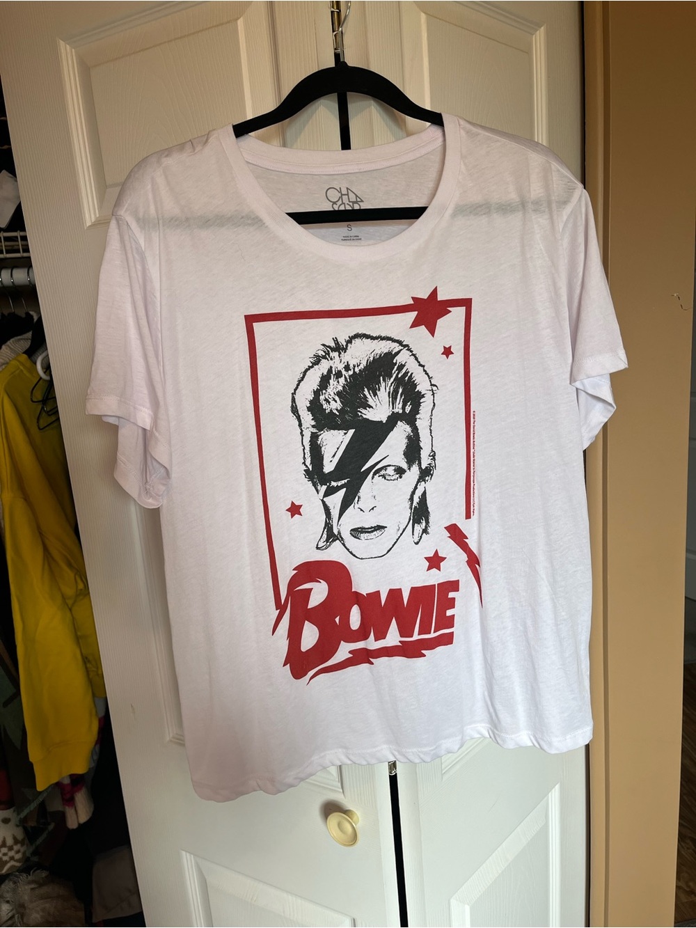 White Women’s Chaser Bowie Graphic Band Tee
